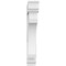 Ekena Millwork Standard Legacy Architectural Grade PVC Bracket With Traditional Ends, 3"W x 20"D x 20"H BKTP03X20X20LEC01 - alternate 3